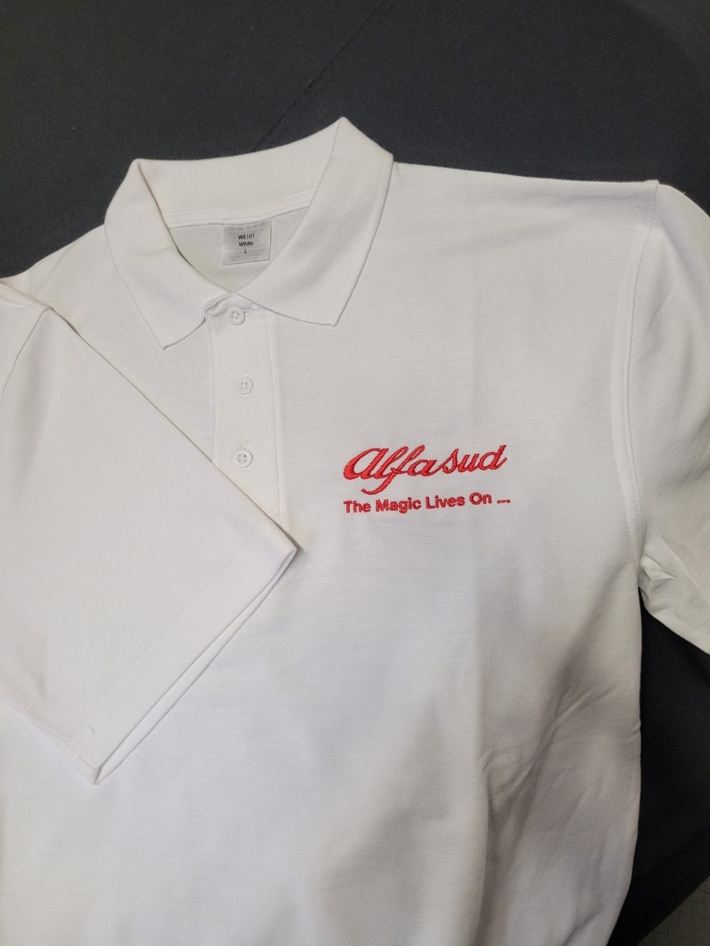 Alfasud Polo Shirt - White